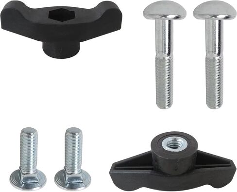 مقبض جزازة العشب مقبض الجوز الترباس ، الترباس T-handle ، مقبض الجناح تصميم الجوز (4 مسامير ومقابض 2) in Saudi Arabia