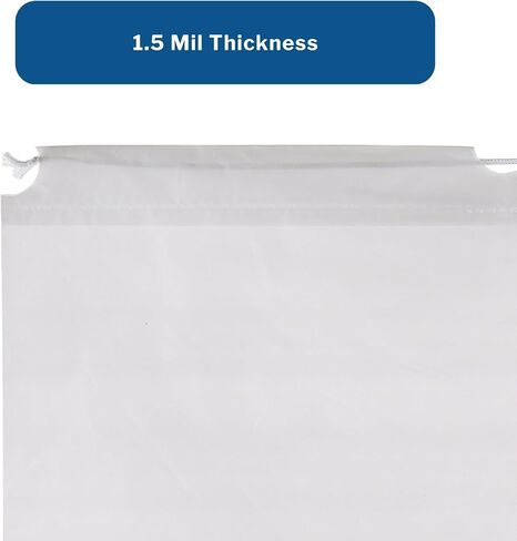 حقيبة ممتلكات McKesson المريض مع إغلاق الرباط ، واضحة ، 4 في × 20 في × 20 بوصة ، 25 عدد ، 10 حزم ، 250 إجمالي in Saudi Arabia