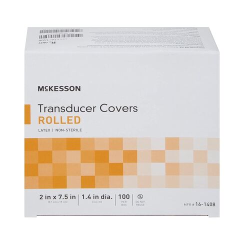 McKesson Ultrasound Transducer Covers, Rolled - Latex, Non-Sterile - 2 in x 7 1/2 in, 100 Count, 1 Pack in Saudi Arabia
