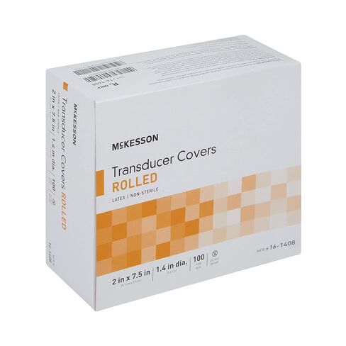McKesson Ultrasound Transducer Covers, Rolled - Latex, Non-Sterile - 2 in x 7 1/2 in, 100 Count, 1 Pack in Saudi Arabia