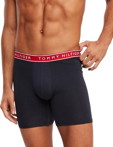 Tommy Hilfiger Men's Cotton Stretch 4-Pack Boxer Brief in Saudi Arabia
