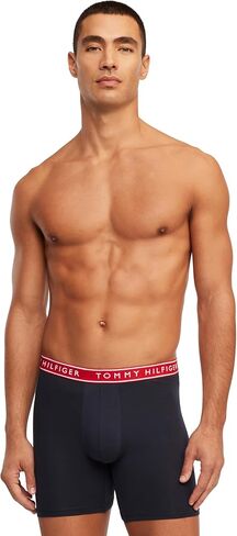 Tommy Hilfiger Men's Cotton Stretch 4-Pack Boxer Brief in Saudi Arabia