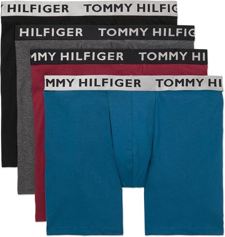 Tommy Hilfiger Men's Cotton Stretch 4-Pack Boxer Brief in Saudi Arabia