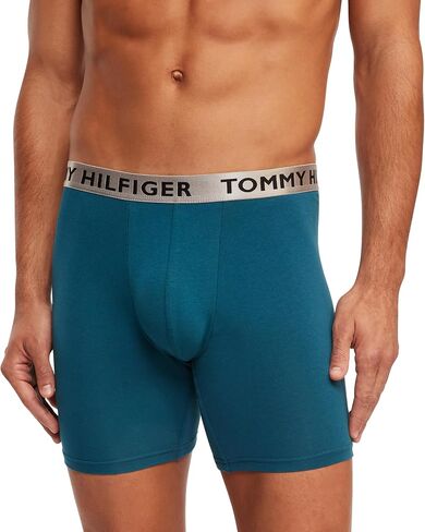 Tommy Hilfiger Men's Cotton Stretch 4-Pack Boxer Brief in Saudi Arabia