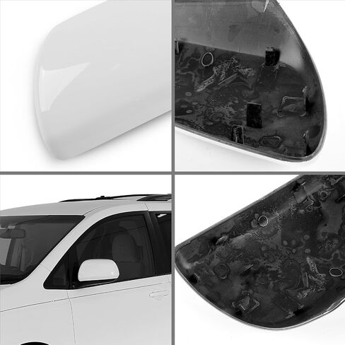 Chrome Side Mirror Covers Caps Compatible with 2011-2019 Toyota Sienna, Without Turn Signal Model in Saudi Arabia
