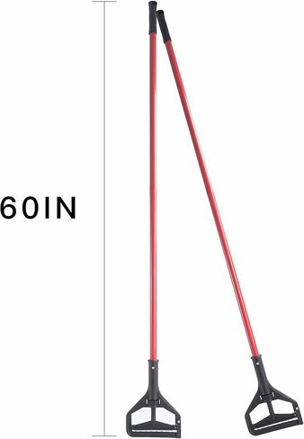 Matthew Cleaning Commercial ching change chare mop مقبض لتنظيف الأرضية حامل استبدال رأس ممسحة الثقيلة 60 بوصة مع قبضة البلاستي in Kuwait