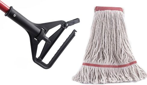 Matthew Cleaning Commercial ching change chare mop مقبض لتنظيف الأرضية حامل استبدال رأس ممسحة الثقيلة 60 بوصة مع قبضة البلاستي in Kuwait