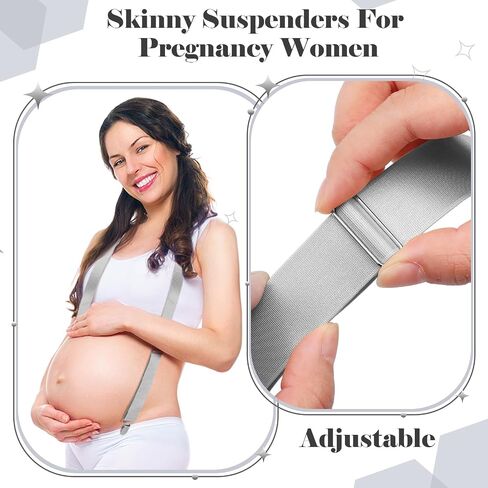 Sintege Hidden Suspenders for Women Pants Under Clothes 1" Width Thin X Back Ladies Suspenders for Jeans Undergarment in Saudi Arabia