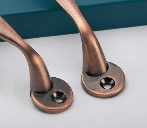 6 Pack Sliding Barn Door Handle Pull Copper Tone Screws Included, 115mm in Kuwait