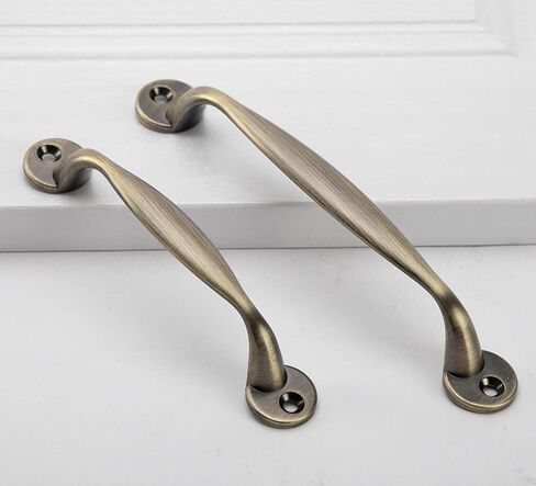 6 Pack Sliding Barn Door Handle Pull Copper Tone Screws Included, 115mm in Kuwait