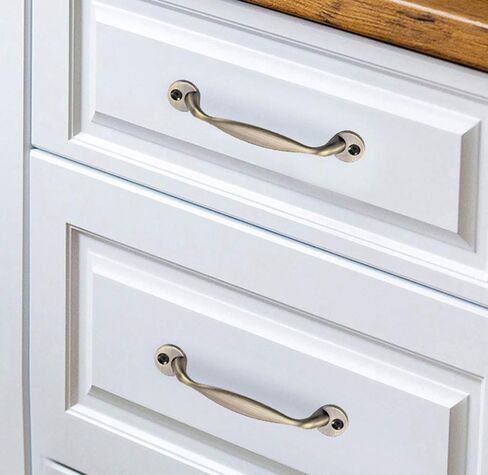 6 Pack Sliding Barn Door Handle Pull Copper Tone Screws Included, 115mm in Kuwait