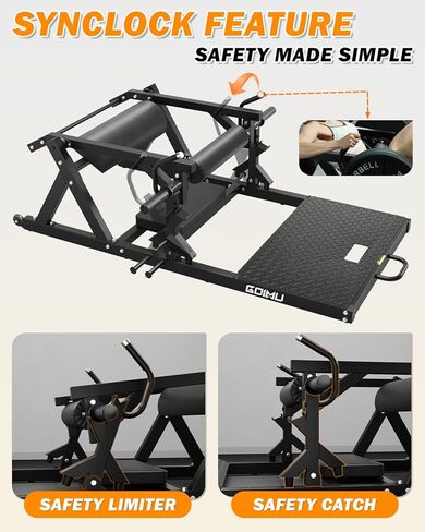 HT01 Hip Thrust Machine, 800LBS Plate-Loaded Glute Drive with Band Peg, Heavy Duty Glute Bridge Machine with Weight Holder in Kuwait