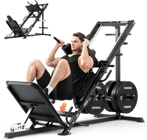 Mikolo 45 درجة Leg Press for Home Gym - آلة تمرين محترفة أسفل الجسم لتدريب اللياقة والتدريب على القوة in Kuwait