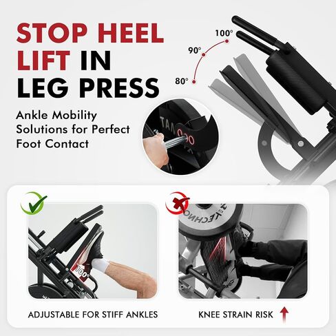 Mikolo 45 درجة Leg Press for Home Gym - آلة تمرين محترفة أسفل الجسم لتدريب اللياقة والتدريب على القوة in Kuwait