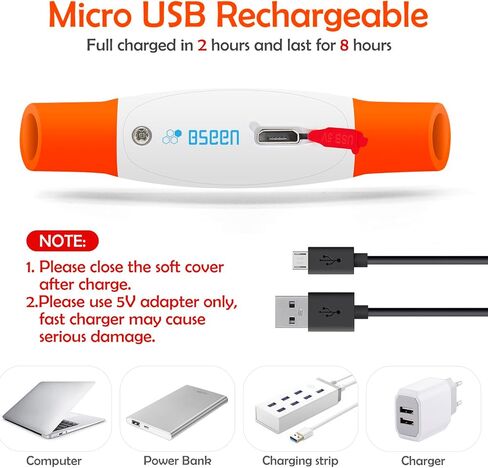 طوق الكلب LED ، Bseen USB قابلة لإعادة الشحن قلادة الكلب قلادة ، طوق سلامة الحيوانات الأليفة يجعل كلابك المحبوبة رؤية في الليل للكلاب الصغيرة المتوسطة الكبيرة in Kuwait