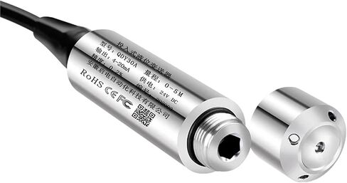 0-10V الناتج مستشعر مستوى الضغط الهيدروستاتيكي DC24V سائل خزان الماء محول محول محول 1pcs (10M النطاق 10M) in Kuwait