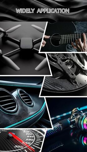 أنابيب ألياف الكربون 8 مم × 10 مم × 500 مم - نسج ماتي 3K ملتوف ، أنابيب مستديرة نقية بنسبة 100 ٪ ل quadcopter و multicopter (عبوة 2) in Kuwait