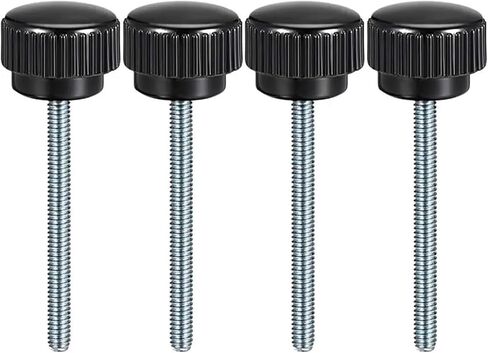 M8 x 60mm ذكور الخيط المبطن مقابض التثبيت المسمار الإبهام على النوع 4 PCS in Saudi Arabia