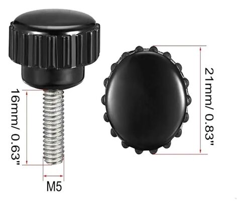 M5 x 16mm متري من الذكور الخيط كره مقابض التثبيت قبضة الإبهام على نوع بلاستي in Kuwait