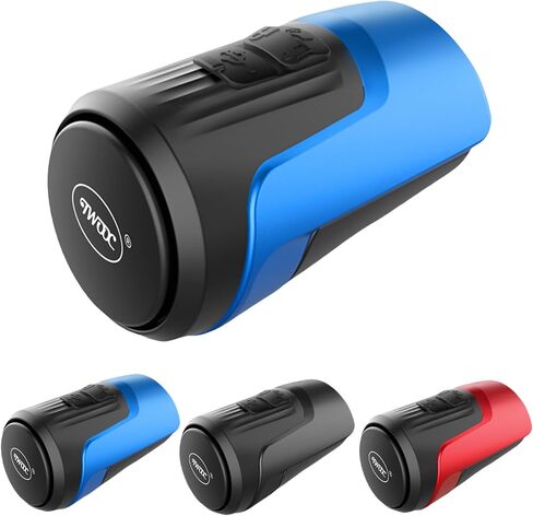 Electric Bike Horn with Control Buttons, Black, Waterproof Design in Saudi Arabia