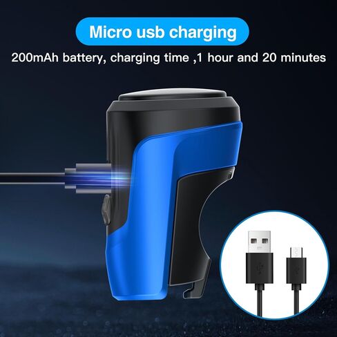 Electric Bike Horn with Control Buttons, Black, Waterproof Design in Saudi Arabia