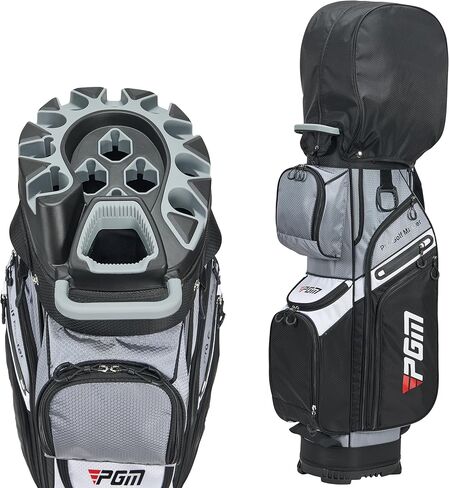 PGM Golf Cart Bag with 14 Way Organizer Divider Top, Premium Cart Bag with Handles and Rain Cover for Men in Kuwait