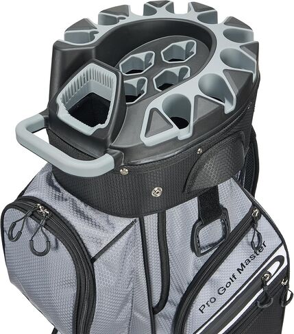 PGM Golf Cart Bag with 14 Way Organizer Divider Top, Premium Cart Bag with Handles and Rain Cover for Men in Kuwait
