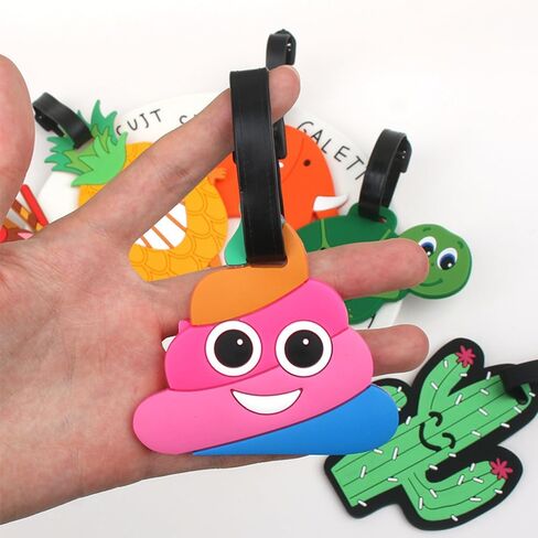 Cute Silicone Alpaca Luggage Tags Funny Cartoon Animal Travel Suitcase Tag Personalized Identification Labels in Saudi Arabia