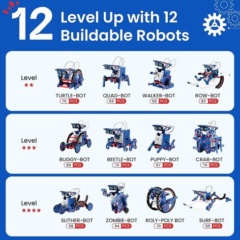 Sillbird STEM 12in1 ألعاب الروبوت الشمسية للأعمار من 8 إلى 13 in Kuwait