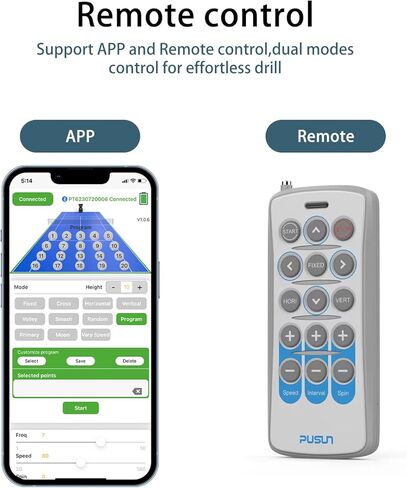 pusun-smart tennis ball machine pt-smart-100+ سعة الكرة ، والتحكم الكامل في التطبيق ، و 12 طريقة ثابتة ، مثالية للتدريب والمباريات in Kuwait