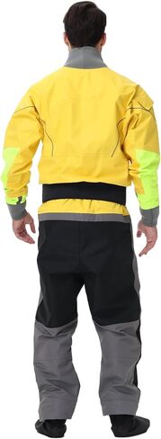 Dry Suits for Men,Front Zip for Sailing,Kayaking,Paddling with Reinforced Knees and Seat,Waterproof and Breathable in Kuwait