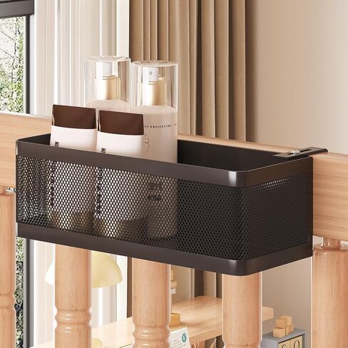 Bedside Caddy Shelf for Bunk Bed,Office Cubicle Walls, Crib Rails,Dorm Bed&Balcony Rails Bunk Bed Accessories Bed Shelf for Cellphone Glass Headphone Magazine(White, L13.78in*W5.12in*H3.94in) in Saudi Arabia