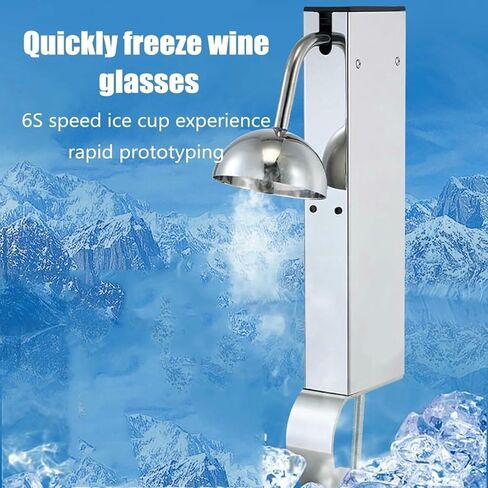 Wzglod Glass Froster Mini Glass Chiller Cooler Freezer for Cups and Glasses, 1 Cup/6 Seconds Glass Cup Cooler for Nightclubs Pubs Restaurants Hotels and Home in Saudi Arabia