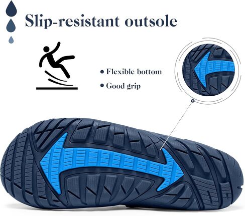 Sobaso Water Shoes Men المشي لمسافات طويلة سريعة جاف أكوا حافي القدمين أحذية الشاطئ لركوب المسبح للتصفح الرياضة اليوغا الغوص الإبحار السفر للبالغين للجنسين in Kuwait