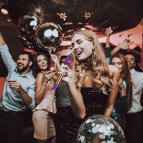 الميكروفون اللاسلكي اللاسلكي المحمول ، ميكروفون UHF اللاسلكي القابل لإعادة الشحن ، 200 قدم ، ميكروفون لاسلكي ديناميكي محمولة للمرحلة الكبيرة الغناء زفاف الكاريوكي دي جي لحزب الكنسية استخدام نظام السلطة الفلسطينية (الأرجواني) in Kuwait