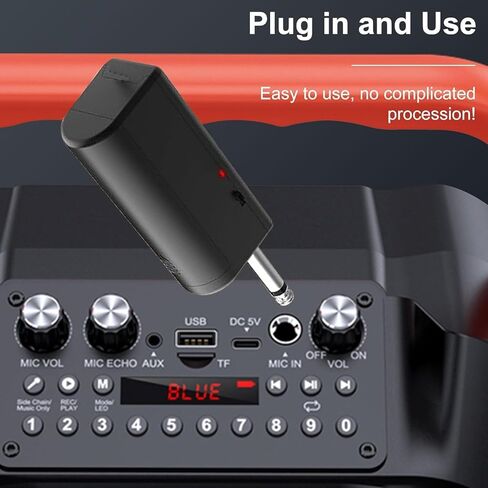 الميكروفون اللاسلكي اللاسلكي المحمول ، ميكروفون UHF اللاسلكي القابل لإعادة الشحن ، 200 قدم ، ميكروفون لاسلكي ديناميكي محمولة للمرحلة الكبيرة الغناء زفاف الكاريوكي دي جي لحزب الكنسية استخدام نظام السلطة الفلسطينية (الأرجواني) in Kuwait