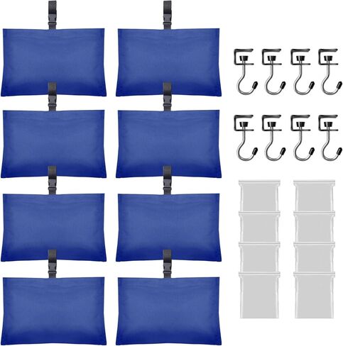 Boat Cover Sand Bags Weights, Weighted Bags Fit for Boat Mooring Covers Car RV Cover, 900D Marine Grade Sand Bags for Weight, Windproof Weighted Sandbags Tarp Weights & Tarp Clip Boating Accessories in Saudi Arabia