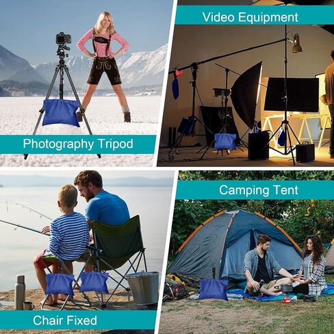 Boat Cover Sand Bags Weights, Weighted Bags Fit for Boat Mooring Covers Car RV Cover, 900D Marine Grade Sand Bags for Weight, Windproof Weighted Sandbags Tarp Weights & Tarp Clip Boating Accessories in Saudi Arabia