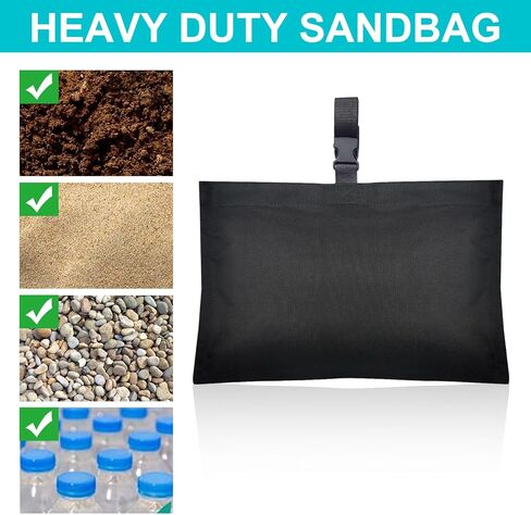 Boat Cover Sand Bags Weights, Weighted Bags Fit for Boat Mooring Covers Car RV Cover, 900D Marine Grade Sand Bags for Weight, Windproof Weighted Sandbags Tarp Weights & Tarp Clip Boating Accessories in Saudi Arabia