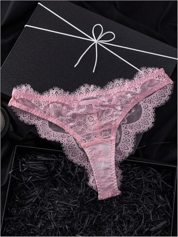 SOLY HUX Women's Lace Lingerie Set Strapless Underwire Bandeau Bra and Panty Sets in Kuwait