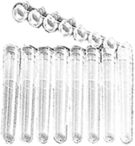 Corning 4418 Polyethylene 96-Gell Cluster Tube 8-Cap Strip لـ 1.2 مل من حجم البئر ، عقيمة (حالة 120) in Saudi Arabia