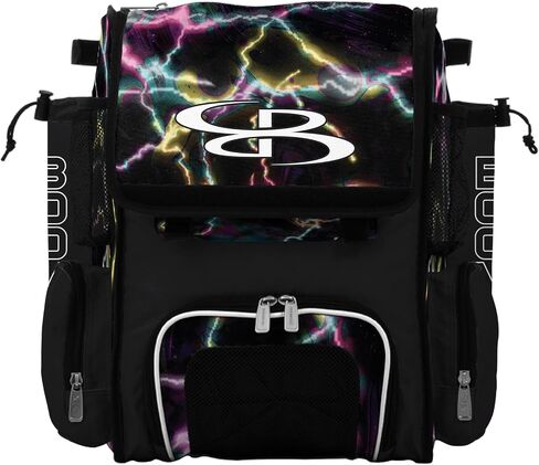 Boombah Mini Superpack Bat Pack - 8 "× 12.5" × 18 " - الترباس أسود/أبيض/أصفر in Saudi Arabia