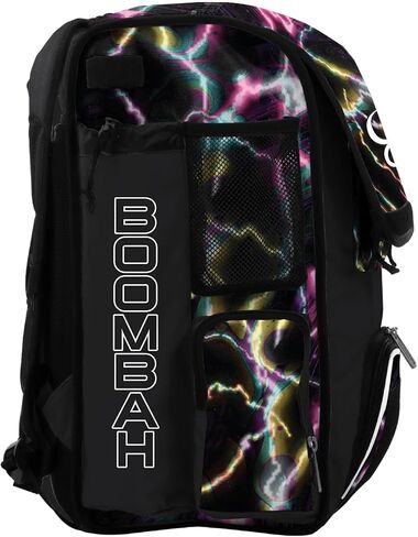Boombah Mini Superpack Bat Pack - 8 "× 12.5" × 18 " - الترباس أسود/أبيض/أصفر in Saudi Arabia