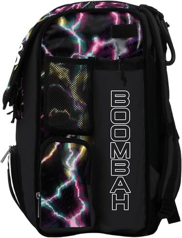 Boombah Mini Superpack Bat Pack - 8 "× 12.5" × 18 " - الترباس أسود/أبيض/أصفر in Saudi Arabia