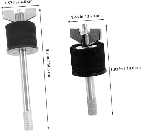 NUOBESTY 2Pcs Alloy Cymbal Stacker Holder Durable Cymbal Boom Mount for Percussion Elevated Design for Dual Cymbal Setup Stable Installation for Drum Accessories in Saudi Arabia