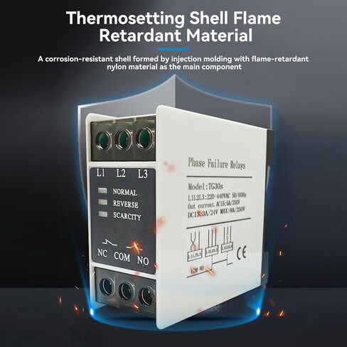 TG30S 220-440V AC واقي تسلسل 3 طور ، MINI 3-phase التسلسل ترحيل الجهد الجهد 3-مرحلة ترحيل الحماية in Saudi Arabia