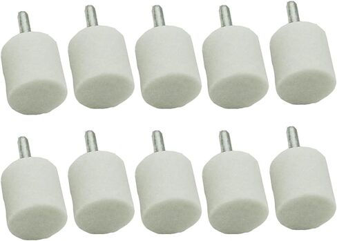 Polishing Head Wheel Grinding Tool Accessories, Rotary Tool Grinding Stone Head Kit, Pack of 10, Conical, 30MM in Kuwait