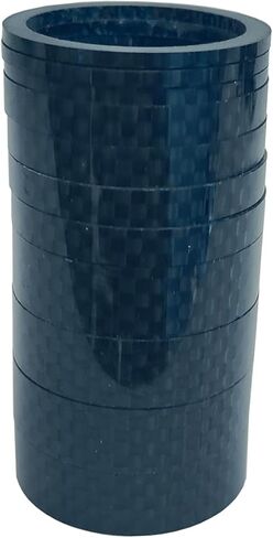 CDHPOWER 11 Pieces Bike Aluminum/Carbon Fiber Headset Spacer Bicycle 1-1/8 Inch 10mm 5mm 2mm in Kuwait