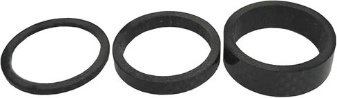 CDHPOWER 11 Pieces Bike Aluminum/Carbon Fiber Headset Spacer Bicycle 1-1/8 Inch 10mm 5mm 2mm in Kuwait