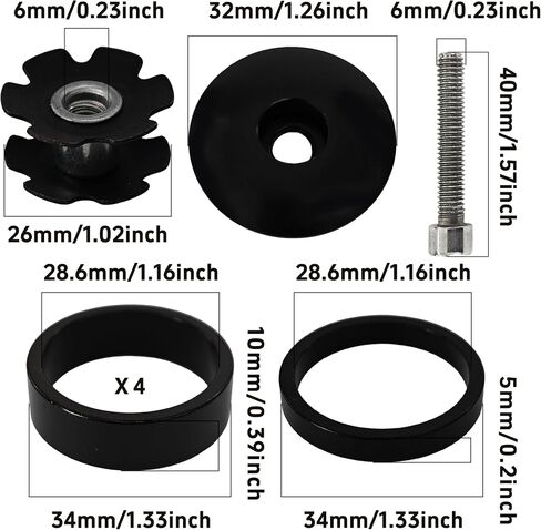 طقم فاصل دراجة ألومنيوم سبيكة in Kuwait